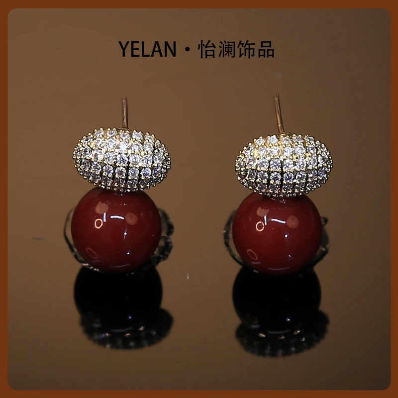 铜合金耳饰 设计师款耳钉8801