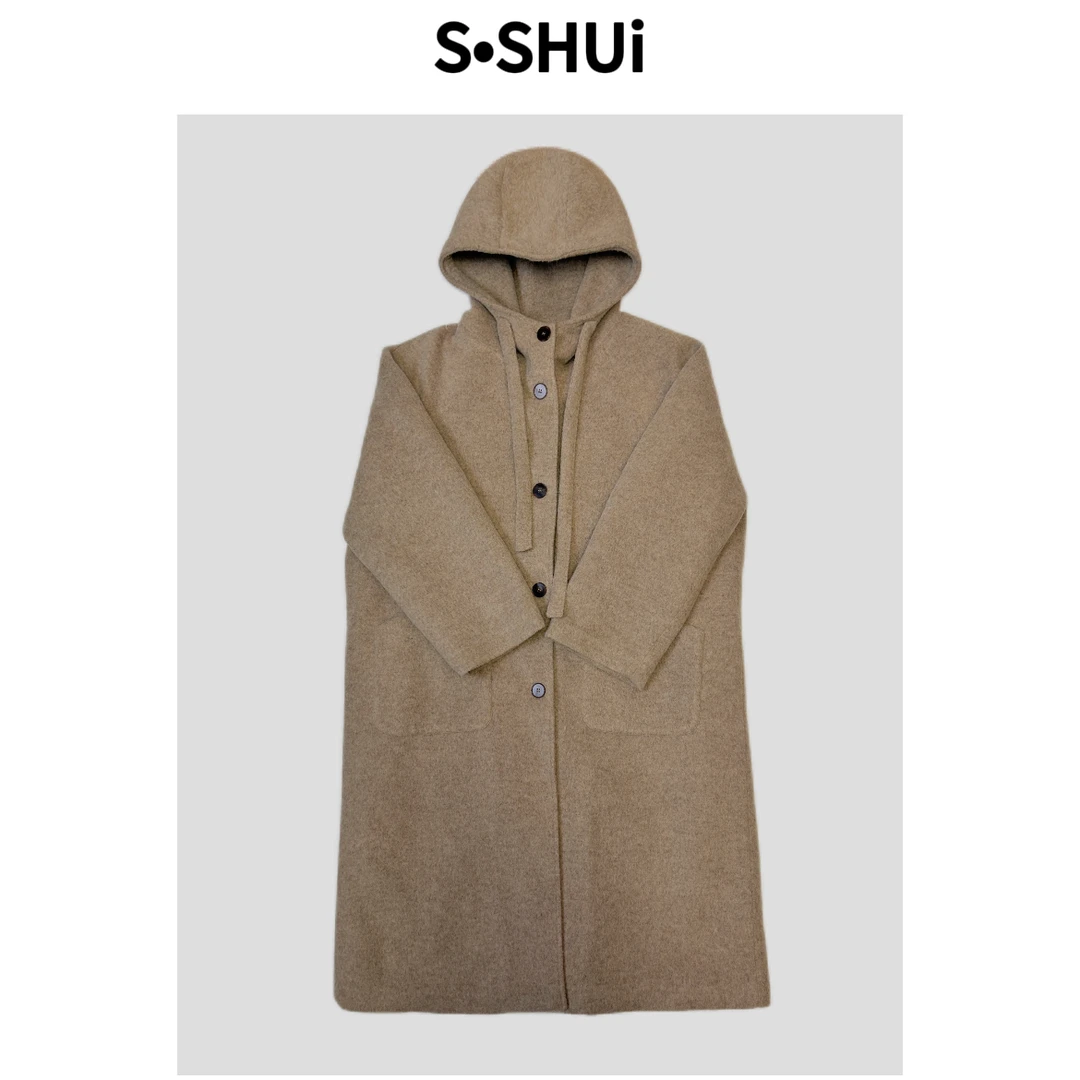S.SHUi高级羊毛大衣高级ss790no退no换，介意慎拍