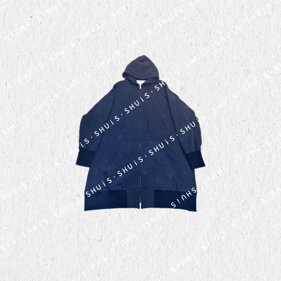 S.SHUi 设计师定制纱线定染法式花纱阔版休闲卫衣外套C052