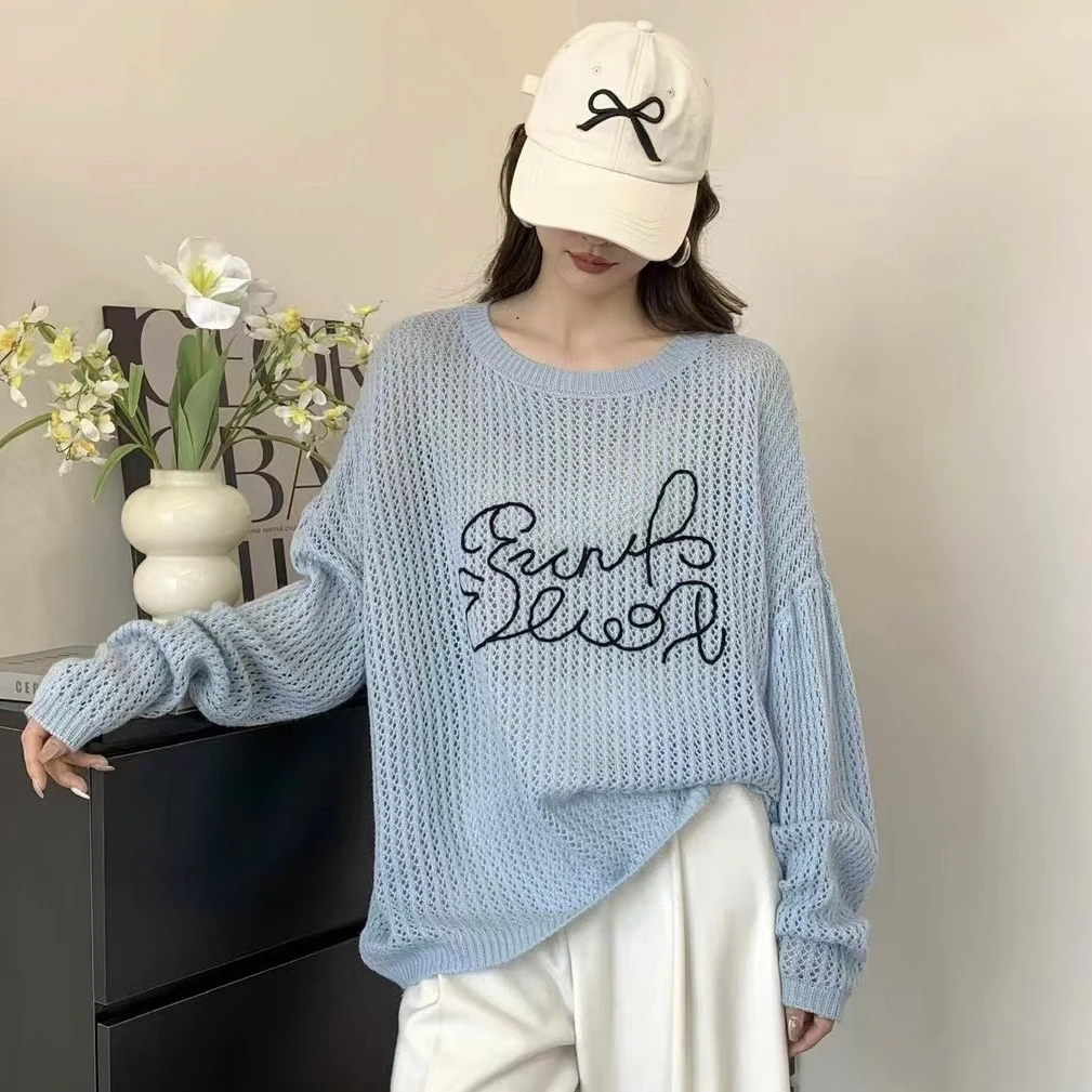 2612 高品质面料秋款大码女装针织上衣