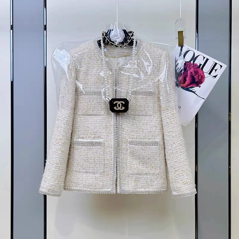 【独设】羽绒服高端优雅名媛气质鹅绒服小香风外套2308380