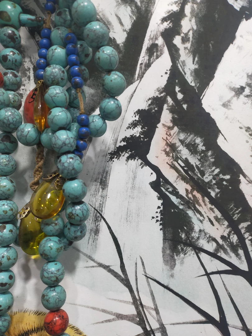 《天字号》复古朝珠字画作品104