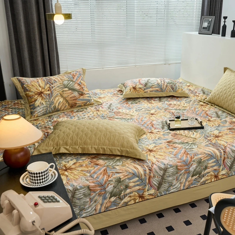 加厚纯棉长绒棉榻榻米专用床单大炕床盖定制四季通用高档轻奢全棉