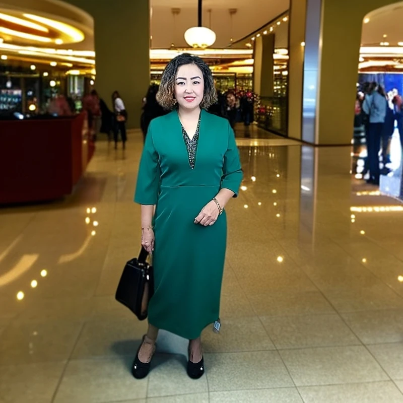 高端气质显瘦礼服裙时尚拼接连衣裙