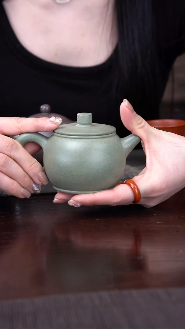 【闪购商品】紫砂22小汉瓦豆青砂