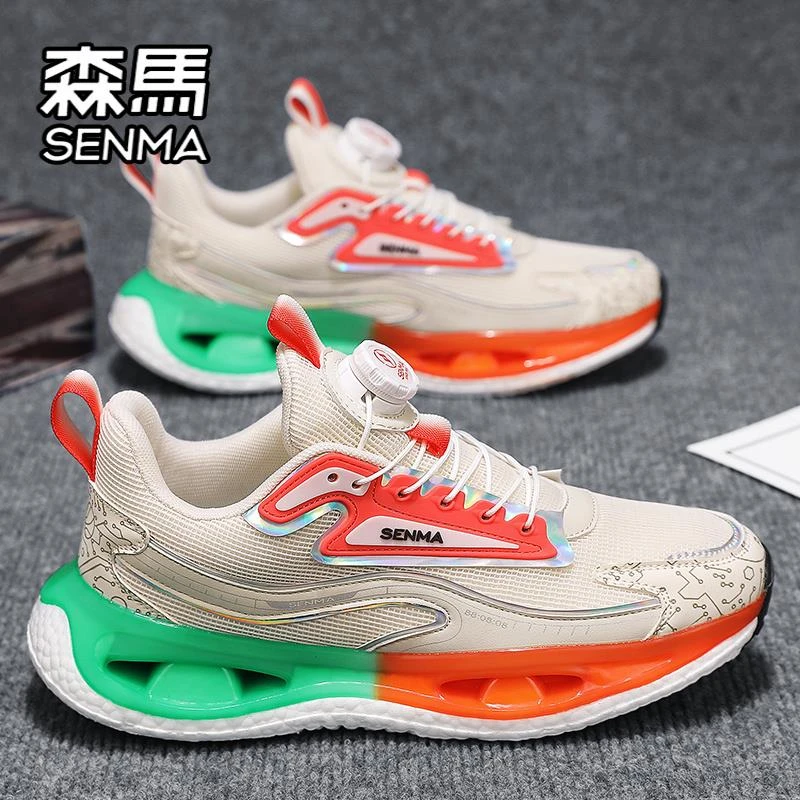 森马男鞋秋款青少年大童初中学生超轻减震跑步鞋男孩透气网面运动