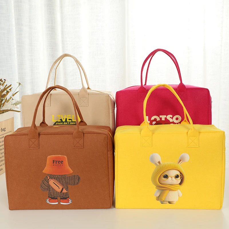 卡通旅行包大容量可爱收纳包儿童行李袋短途手提包