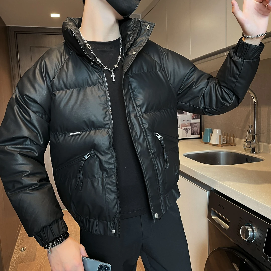 潮牌立领棉服男装休闲痞帅加厚保暖短款棉袄男士冬装新款棉衣外套