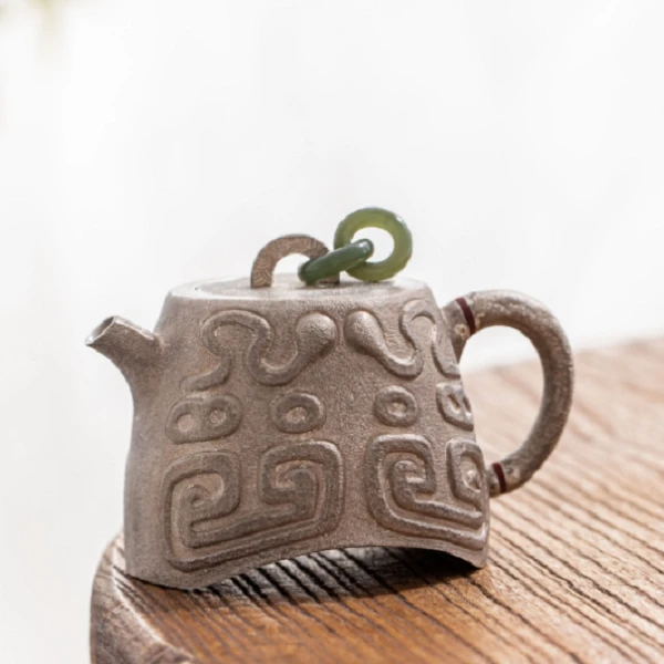 蜂鸟工坊 大师壶 三星堆双环钮做旧秦权小壶 SWA2588