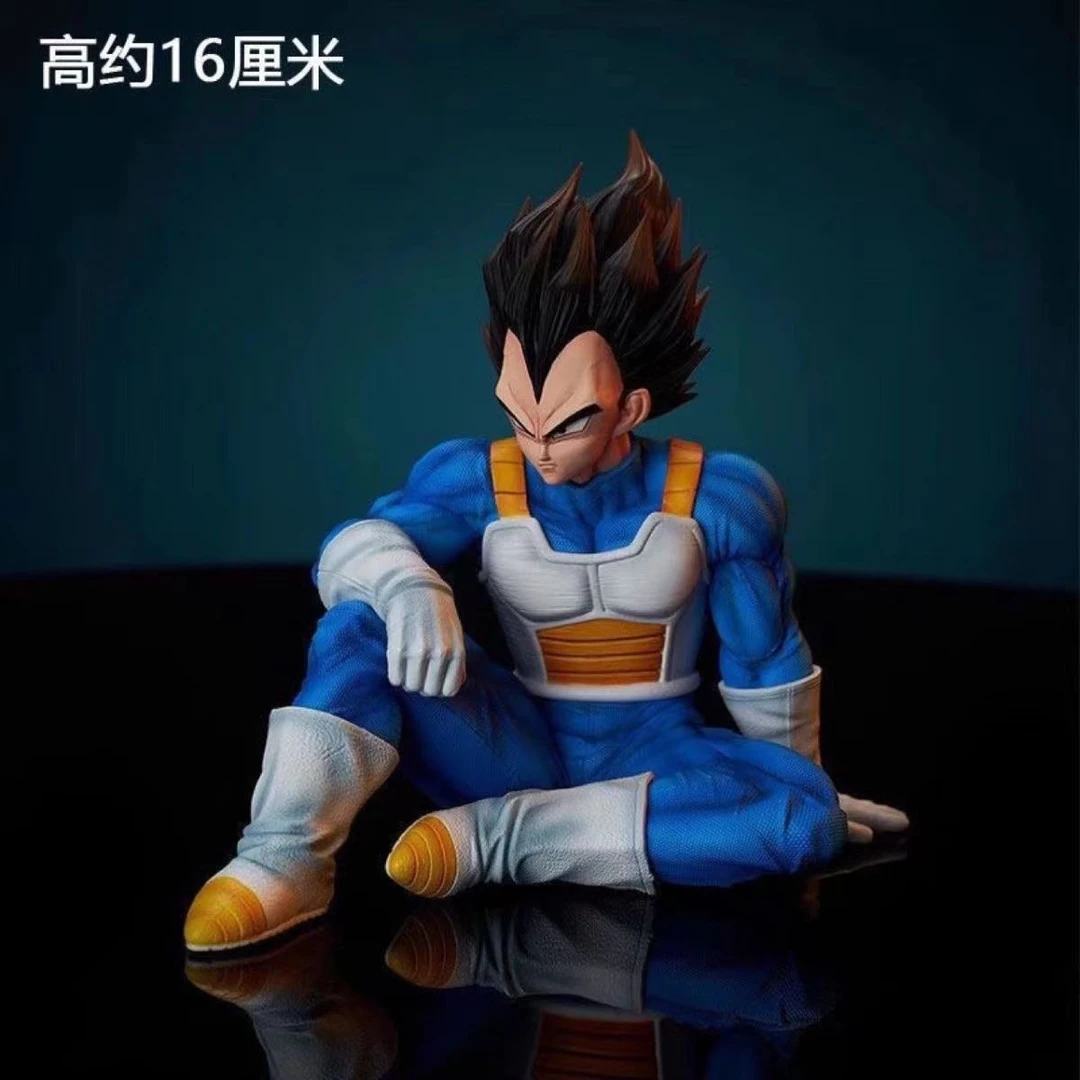 七龙珠GK坐姿贝吉塔手办赛亚骄傲的王子战斗服模型摆件