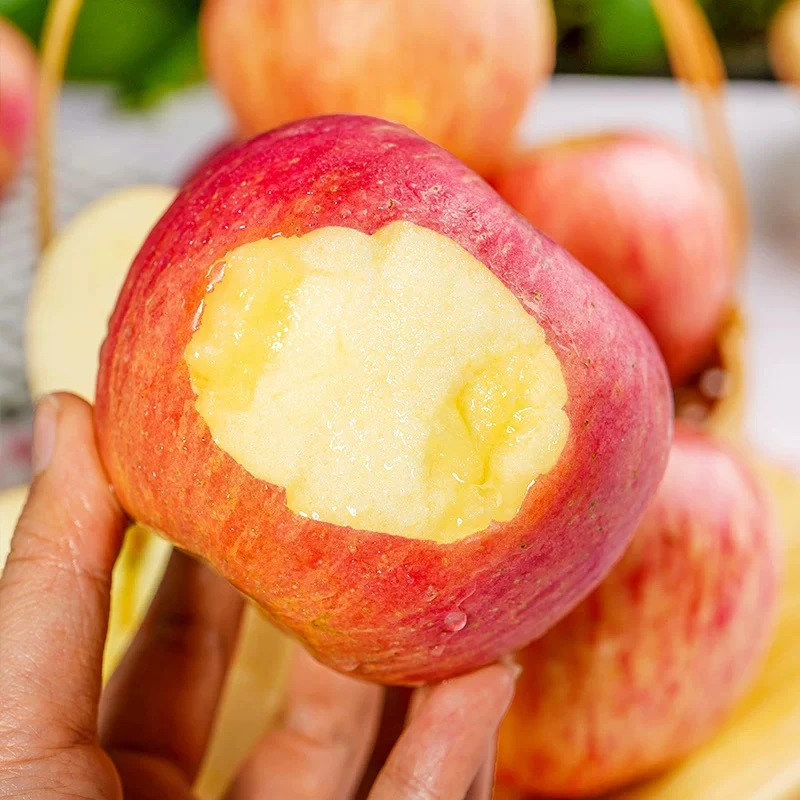 【脆甜红富士】山西高山甜脆红富士苹果新鲜丑苹果批发3/5/9斤