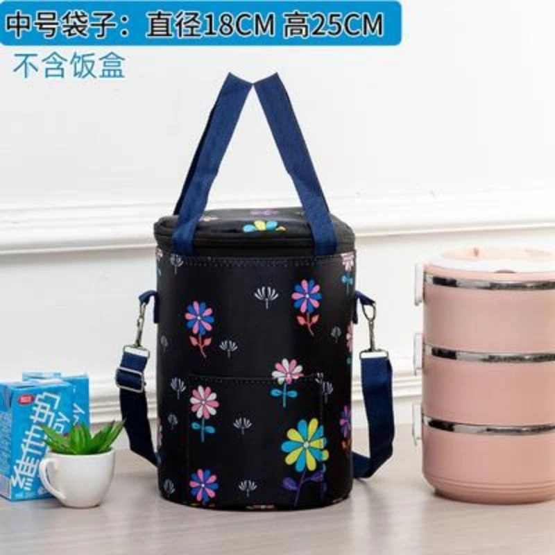 (直播专用)保温手提饭盒袋斜挎便当保温包单肩包大容量带饭包