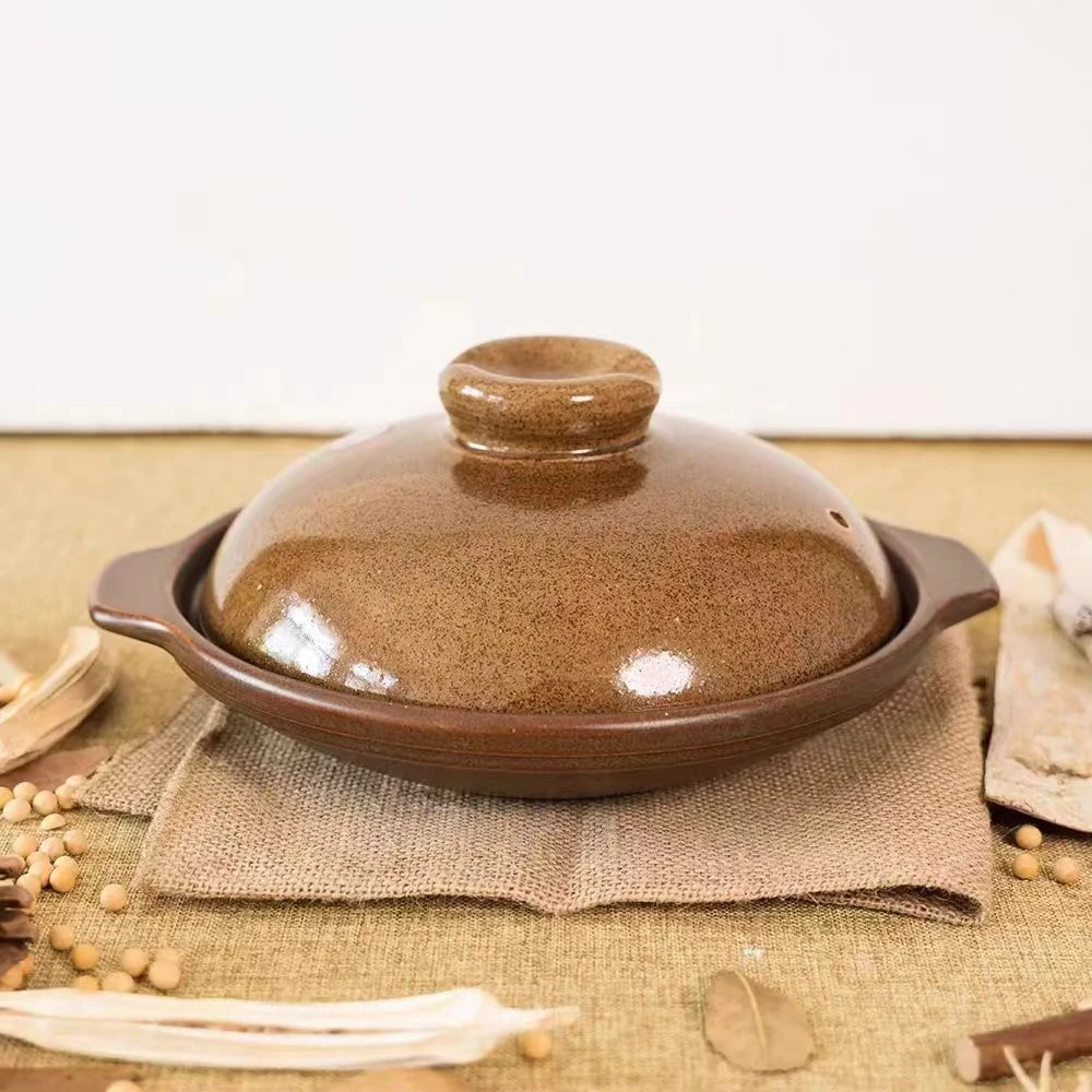 平定砂锅家用煤气灶专用耐高温干烧沙锅煲仔饭燃气陶瓷煲汤锅炖锅