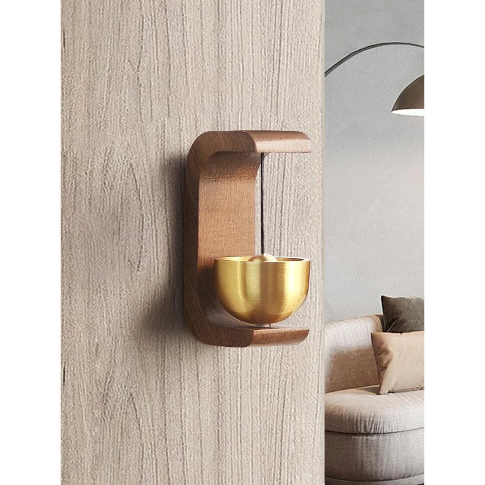 17风铃吸门式入户进门提醒铃铛乔迁新居礼物品日式门撞铃挂饰