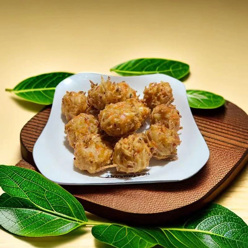 【到手9.9元】素食萝卜菜丸子200g/袋，低温轻炸酥脆传统菜丸子