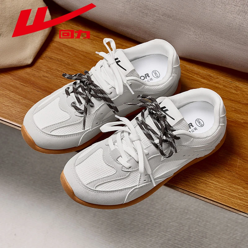 回力女鞋德训鞋2025秋季新款复古芭蕾运动登山鞋厚底休闲鞋女4602