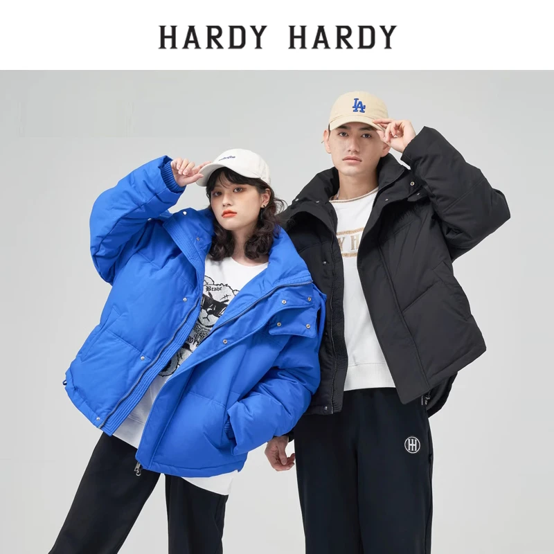 HARDYHARDY外套连帽情侣加厚休闲时尚潮流面包服棉衣棉服秋冬保暖