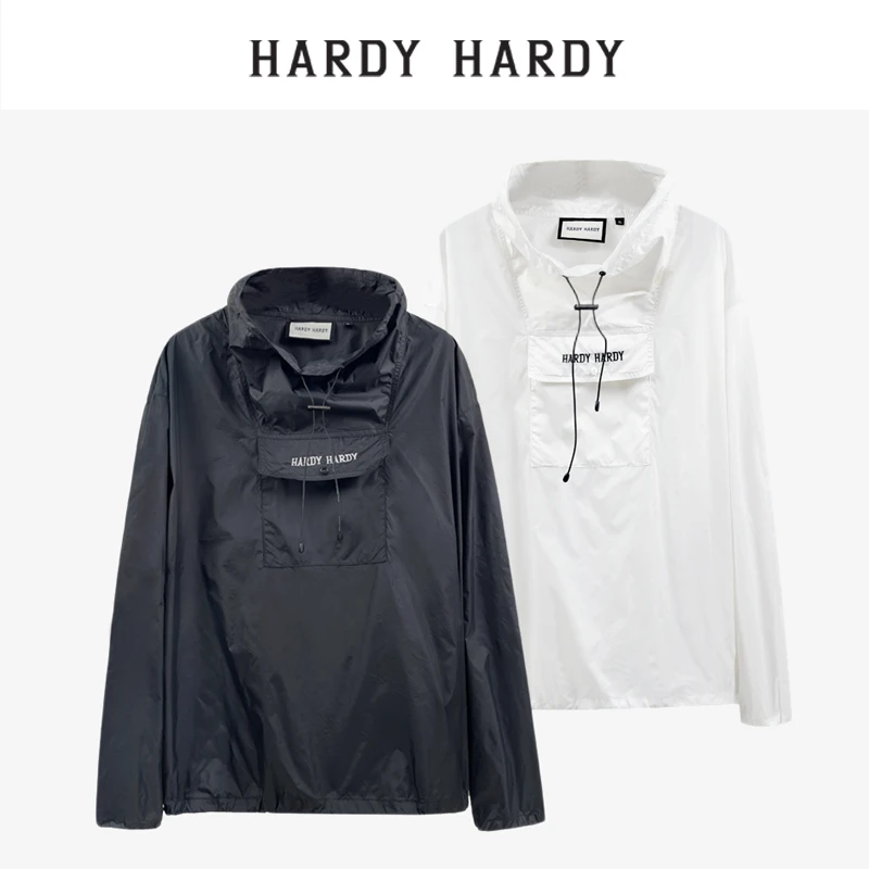 HARDY HARDY2023新款抽绳刺绣字母休闲夹克上衣外套春夏时尚运动