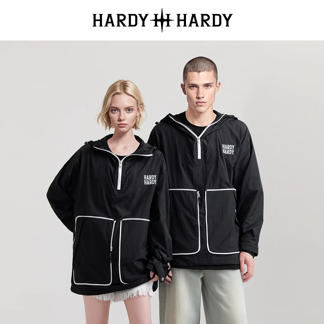 HARDY HARDY连帽防晒衣2025款潮牌设计户外潮人防晒利器男女同款