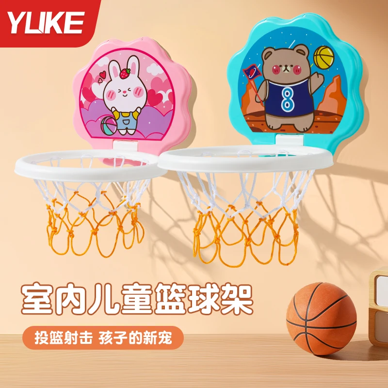 室内篮球框挂式家用免打孔篮球框可折叠篮筐球筐儿童篮球架投蓝架