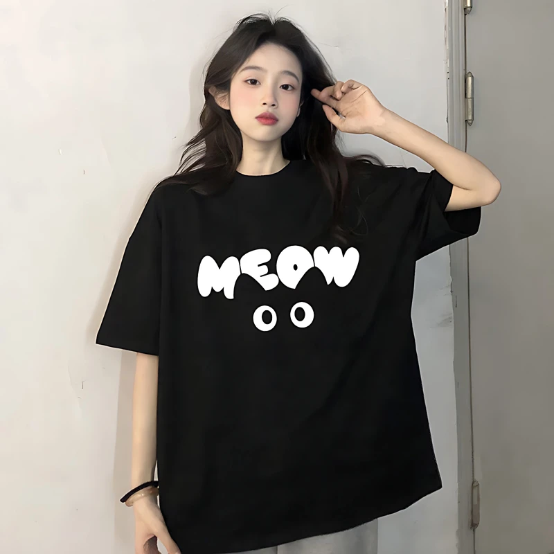 UNUF纯棉美式复古短袖女潮牌t恤小众设计感宽松oversize半袖上衣