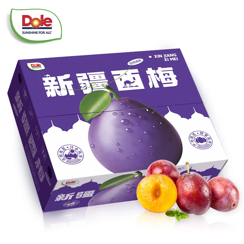 【都乐Dole】新疆西梅1斤/3斤/4斤礼盒装  单果13g起 醇甜香糯 多汁
