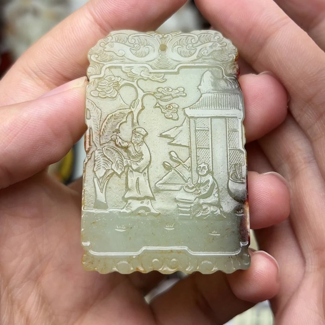 【闪购商品】和田玉挂件未镶嵌1*3