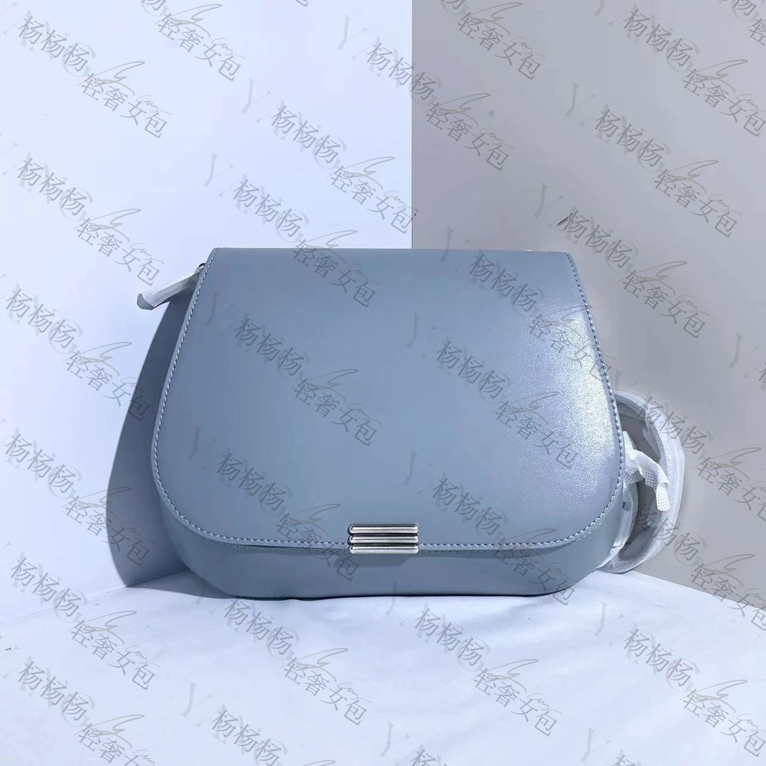 (样品微瑕，不退换)20151094钢青色M女士单肩斜挎包-杨灬