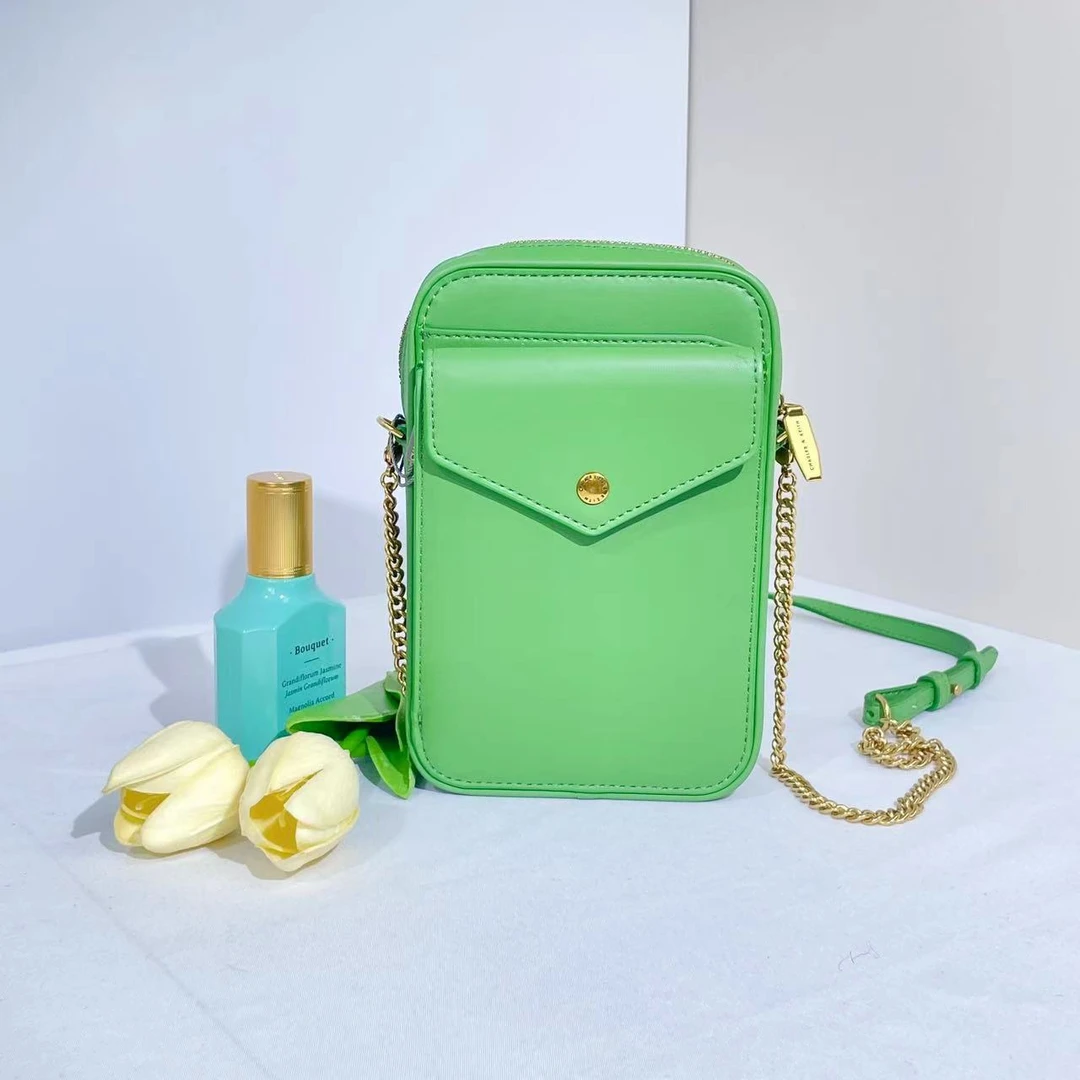 70840501绿色XS女士单肩斜挎包-然范