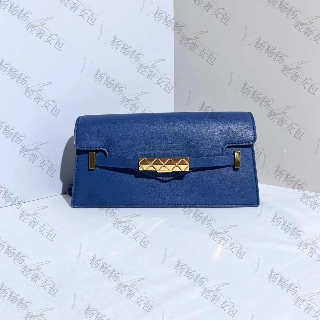 CHARLES&KEITH 20781802深蓝色S女士单肩手提包-杨灬