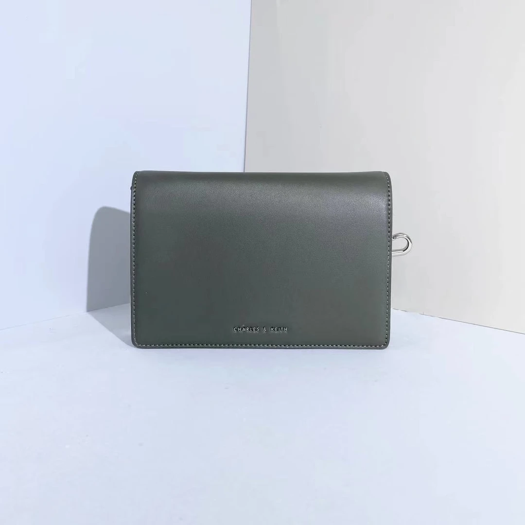 80680890橄榄绿色S女士三合一零钱斜挎包 -杨灬