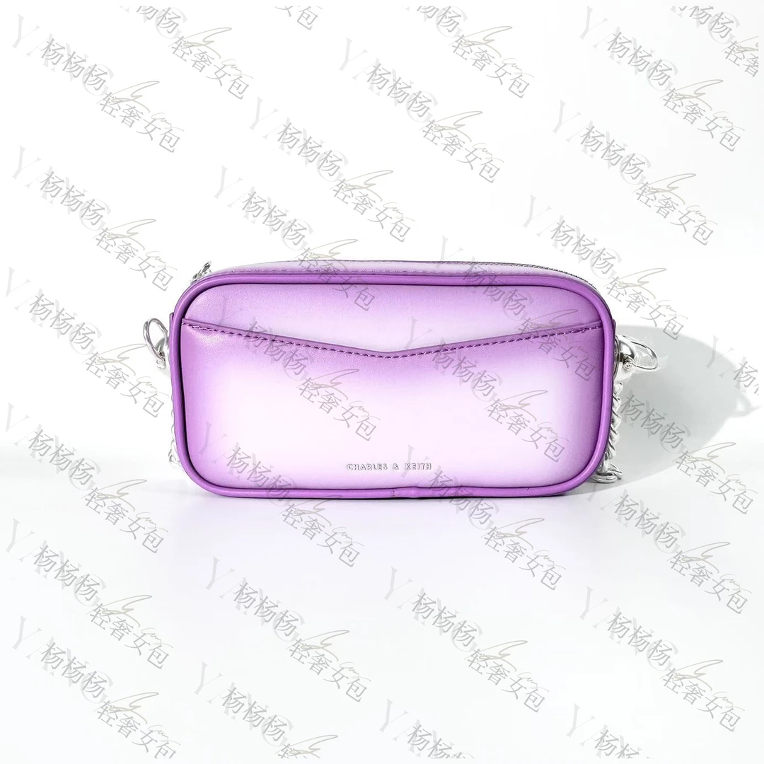 CHARLES&KEITH 80782010紫色S女士单肩手提包-杨灬