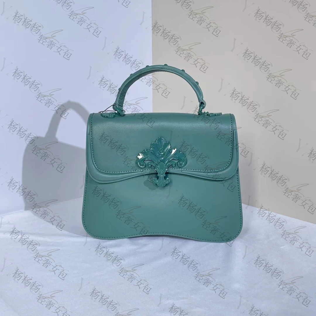 50781687蓝绿色L女士单肩斜挎包-杨灬