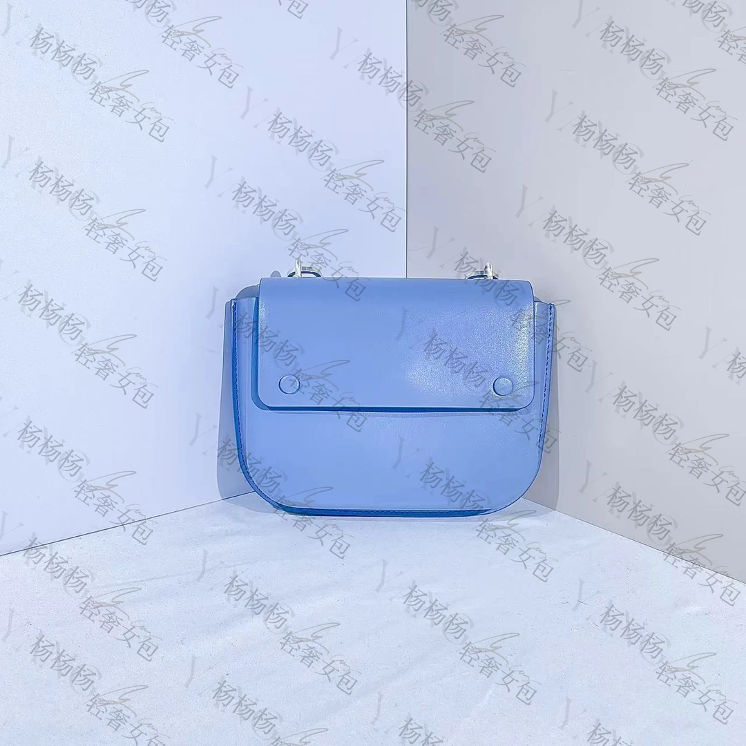 CHARLES&KEITH 51210004牛仔蓝色M女士单肩斜挎包-杨灬