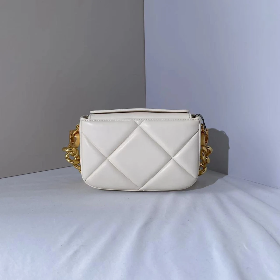 (压痕，轻微破皮，不退换)50270926奶白色S女士单肩斜挎包-杨灬