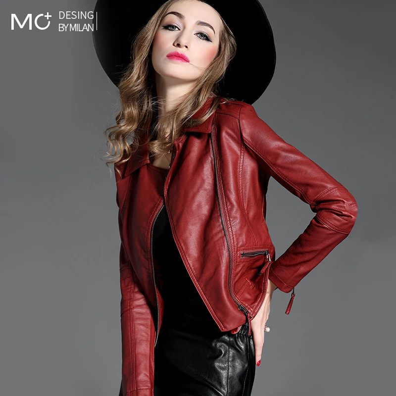 美拉德穿搭修身机车小皮衣外套女2025年春秋新款洋气短款皮夹克