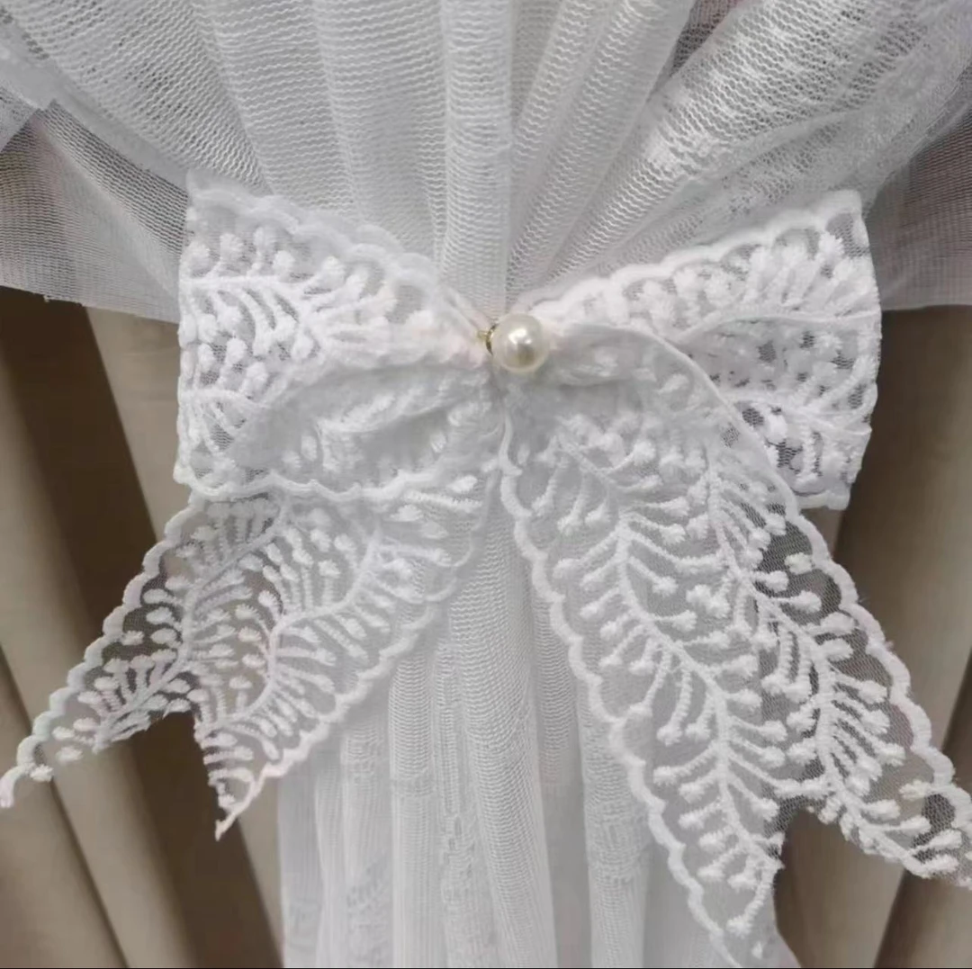 煜宁 精美法式蕾丝绑绳一对 （不单发）