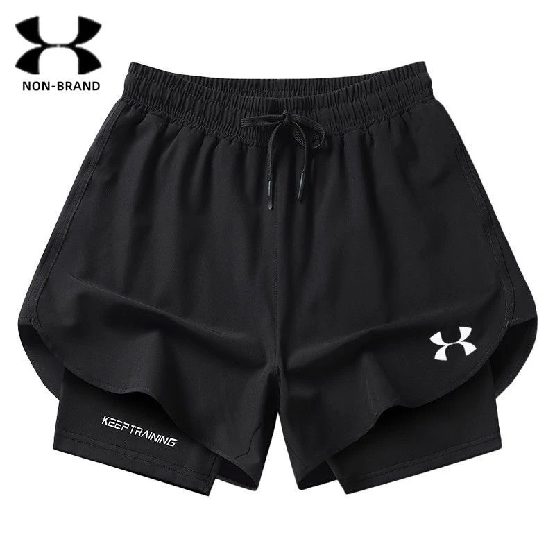 UNDUEAUMAUA6训练弹力夏季运动短裤男女同款健身跑步速干透气沙滩