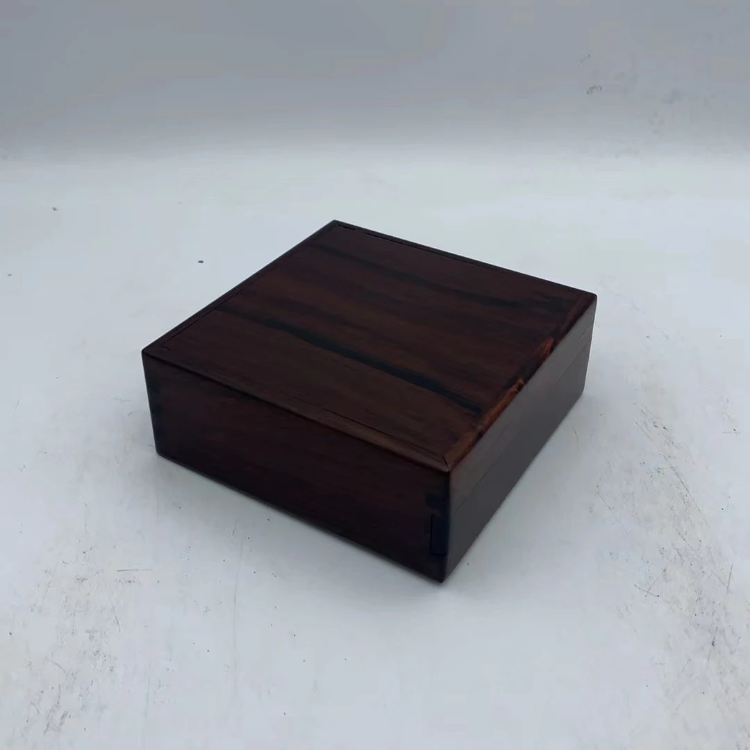 2849 大红酸枝11.5*11.5*5全独板机关盒