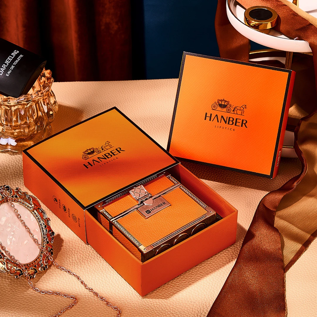 【宠粉福利】韩贝儿新品奢宠皮包亮彩丝绒口红 三支口红套装