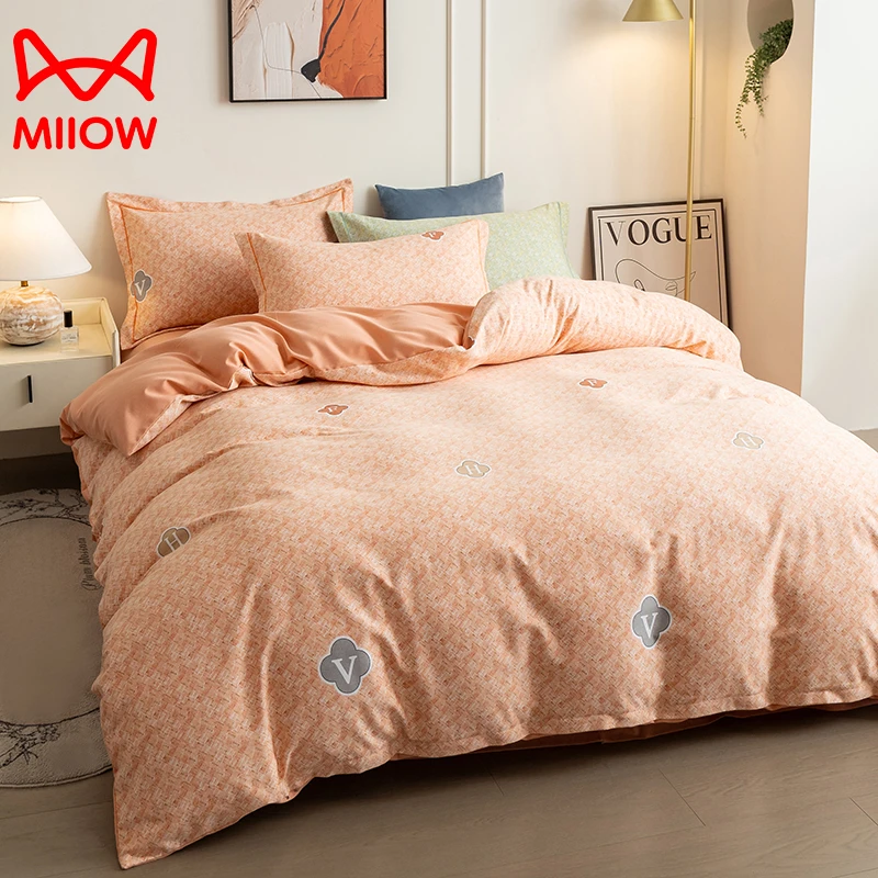 【QC】新款秋冬加厚新疆棉斜纹棉床上四件套好物被套三件套