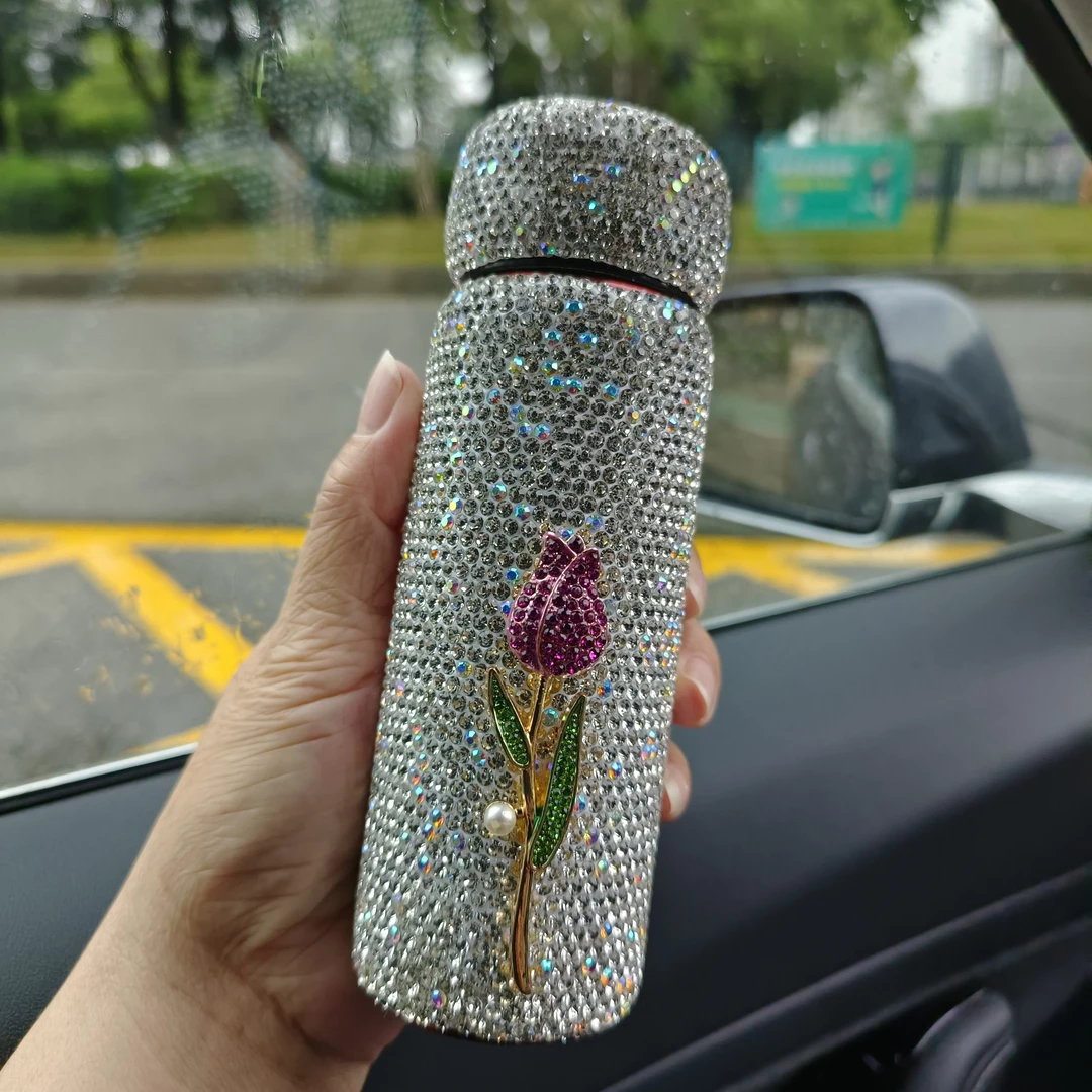 高颜值满钻郁金香口袋保温杯便携小巧304不锈钢直身杯【150ml】