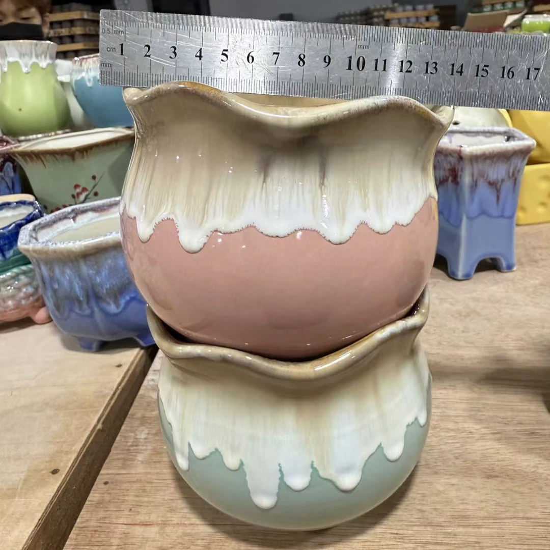 多肉花盆肉肉植物花盆小清新陶瓷花盆客厅阳台家居高颜值创意摆件