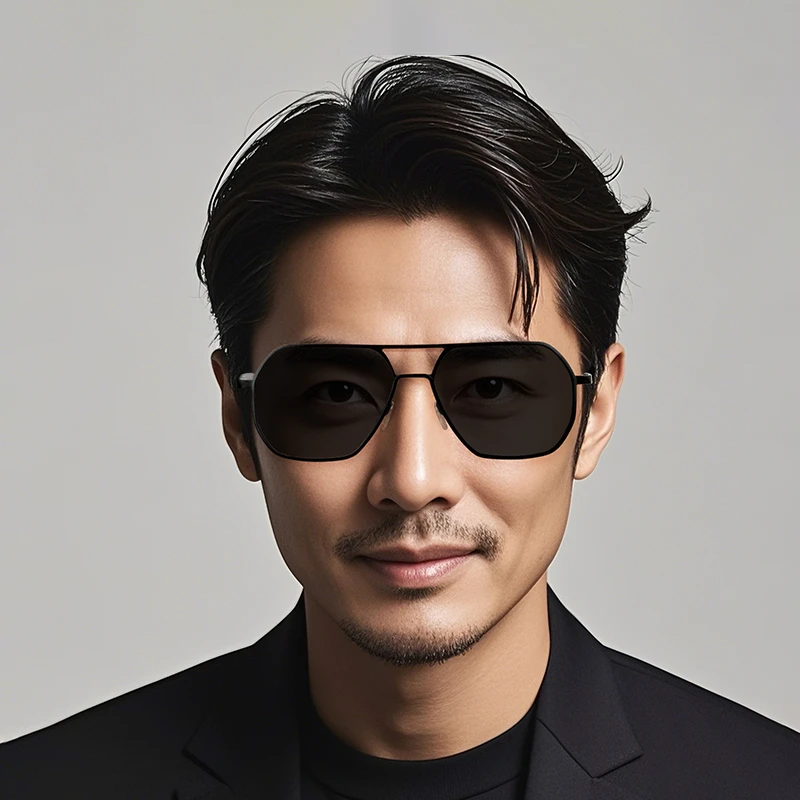 宝港眼镜【自播】太阳眼镜男士潮流开车专用偏光变色正品墨镜106