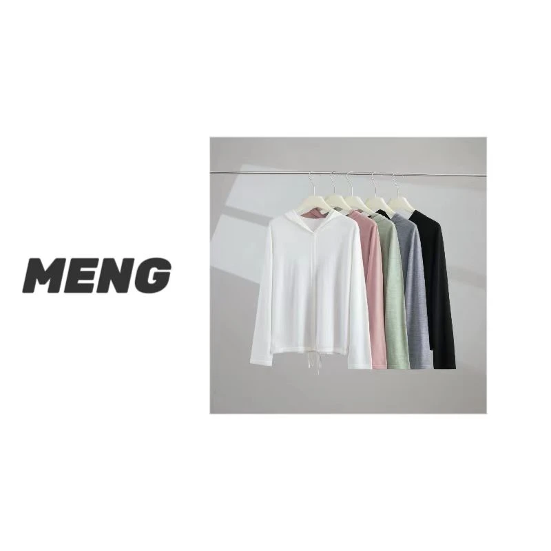 【扬子纱-80支】黄金羊毛超细薄款连帽开衫 防晒连帽衫