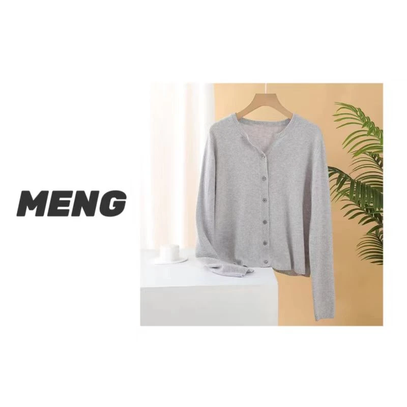 【梦汝金系列-羊羔绒】‘’剪刀领‘’ 超细羊绒开衫 小山羊绒外套