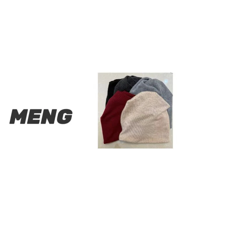 【梦汝金系列~羊羔绒】帽子x围脖两用 小山羊绒包头帽 双层加厚帽