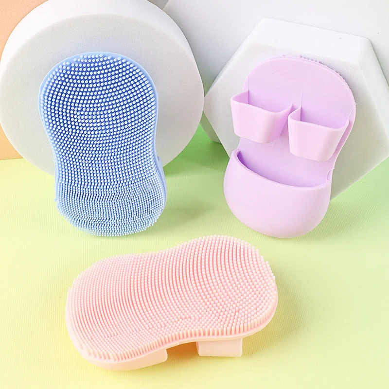 迷你手指洗脸刷硅胶按摩卸妆洗脸洁面仪便携脸部清洁刷黑头刷CAN