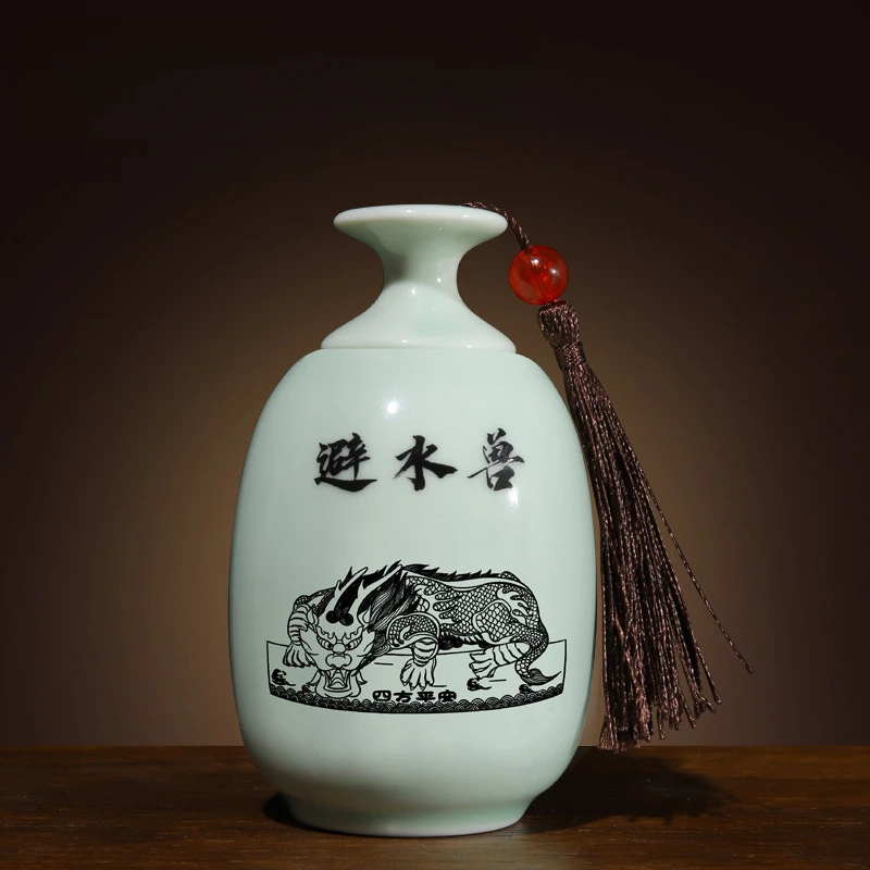 【老师推荐】避水兽瓶卫生间西北角摆件陶瓷工艺品