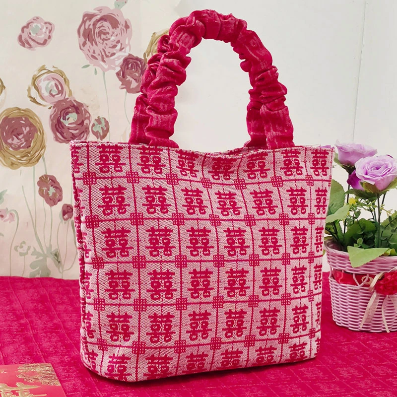 婚包女喜字包包新娘2025新款结婚红色手提包伴娘包喜袋伴手礼袋子